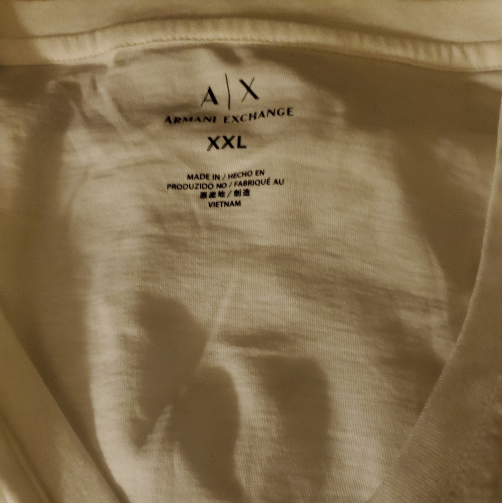 COPY - Armani mens tshirt new xxl no tag white